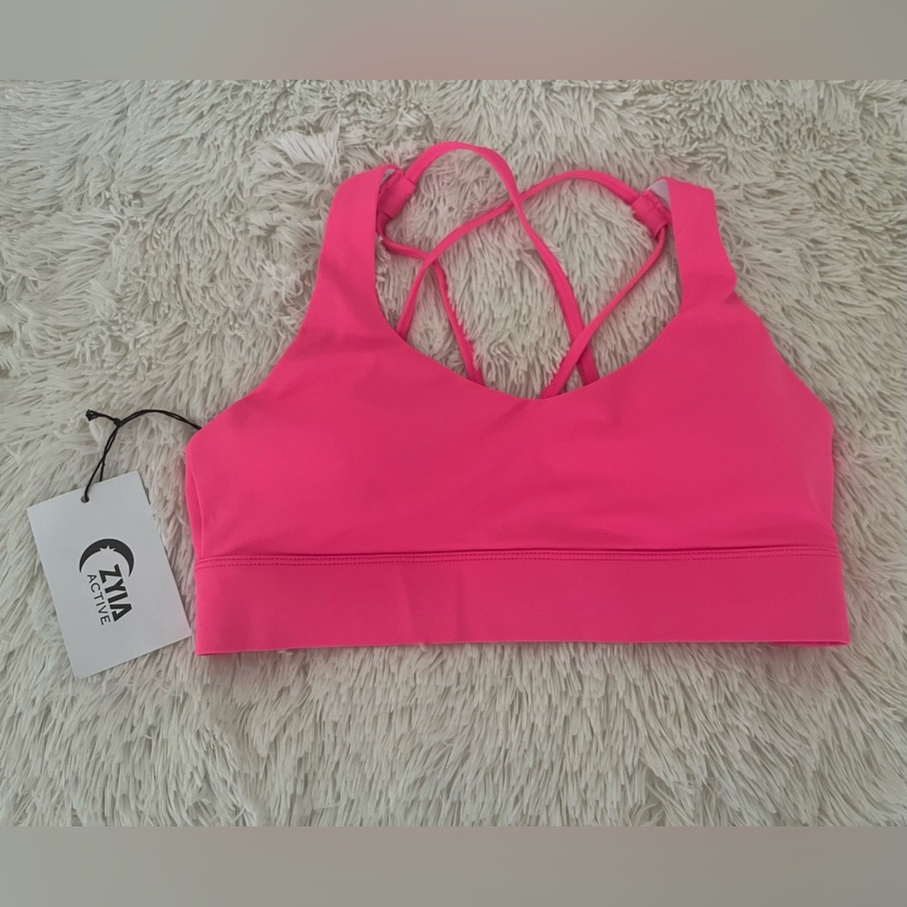 Zyia strappy sports bra, NWT
